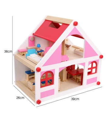 Yuanda Wooden Doll House | Large Wooden Dolls House with Furniture for Kids | South Africa Yuanda Wooden Doll House | Large Wooden Dolls House with Furniture for Kids | South Africa