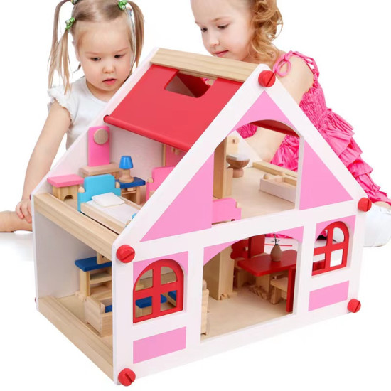 Yuanda Wooden Doll House | Large Wooden Dolls House with Furniture for Kids | South Africa Yuanda Wooden Doll House | Large Wooden Dolls House with Furniture for Kids | South Africa