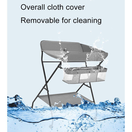 Portable Baby Changing Station with Storage & Wheels Portable Baby Changing Station with Storage & Wheels