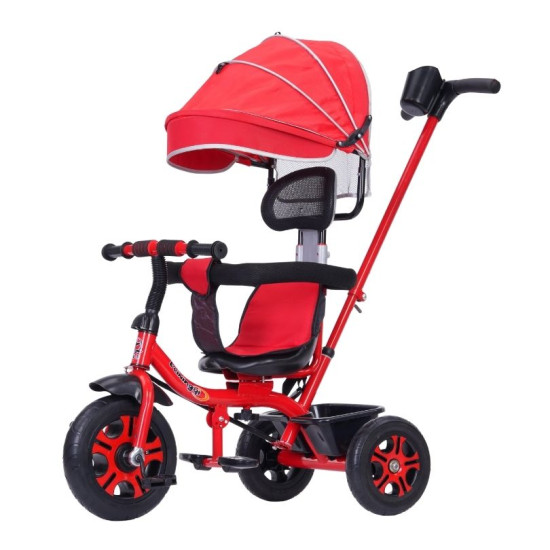 3-in-1 Kids Tricycle Stroller with Parent Push Handle & Canopy 3-in-1 Kids Tricycle Stroller with Parent Push Handle & Canopy