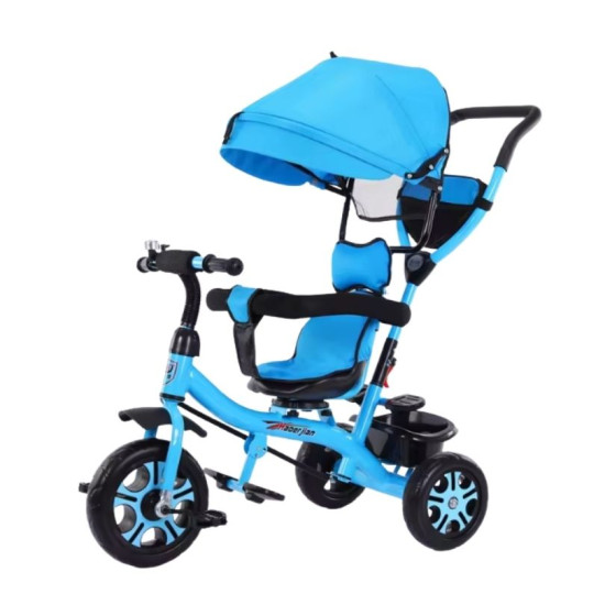 3-in-1 Kids Tricycle Stroller with Parent Push Handle & Canopy 3-in-1 Kids Tricycle Stroller with Parent Push Handle & Canopy