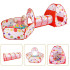 Kids Play Tent with Tunnel & Ball Pit | 3-Piece Indoor & Outdoor Play Set