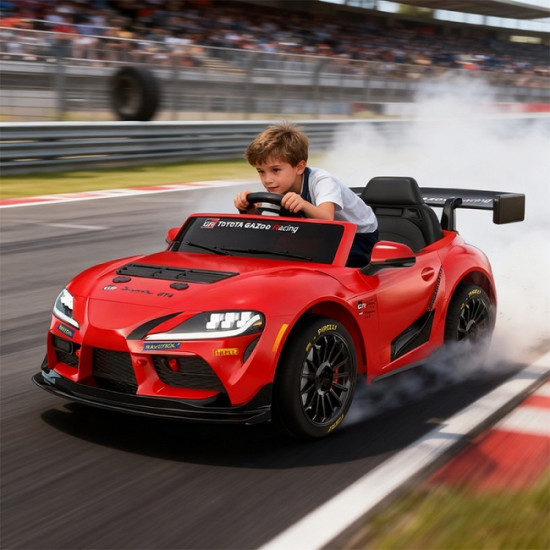 Official Licensed Toyota Supra GT4 12V Kids Ride-On Car with Remote Control