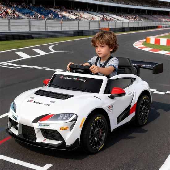 Official Licensed Toyota Supra GT4 12V Kids Ride-On Car with Remote Control