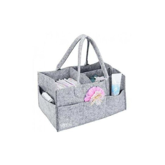 Premium Baby Diaper Caddy Organiser with Removable Dividers