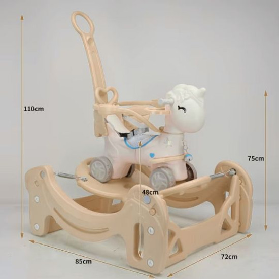 5-in-1 Grow With Me Toddler Rocking Pony Ride-On Toy 5-in-1 Grow With Me Toddler Rocking Pony Ride-On Toy