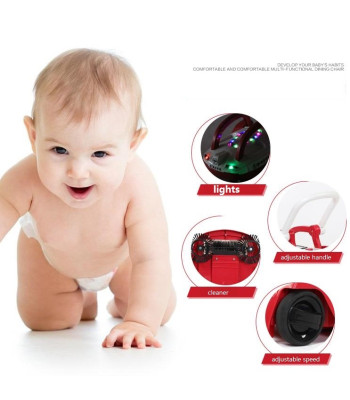Baby Cleaning Walker Push Toy with Lights & Sounds