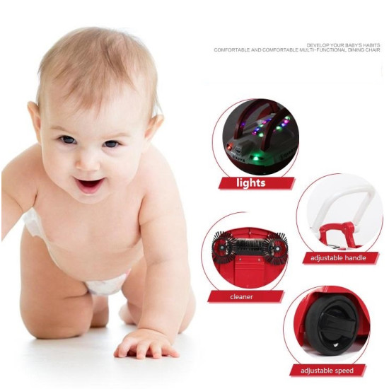 Baby Cleaning Walker Push Toy with Lights & Sounds Baby Cleaning Walker Push Toy with Lights & Sounds