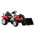 Kids 12V Electric Ride-On Excavator with Working Front Loader