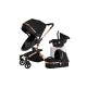 Agape Luxury 3 in 1 Baby Stroller Eggshell 360° Travel System