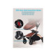 Agape Luxury 3 in 1 Baby Stroller Eggshell 360° Travel System