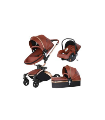 Agape Luxury 3 in 1 Baby Stroller Eggshell 360° Travel System
