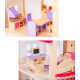 Luxury Pink Wooden Doll House | Large Wooden Dollhouse for Kids South Africa