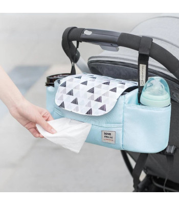 Baby Diaper Stroller Bag – Multi-Function Hanging Pram Organiser