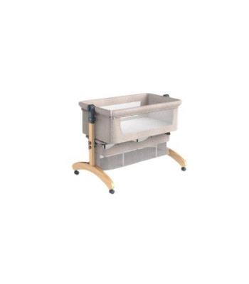 Premium Wooden Next-to-Me Baby Bassinet | Adjustable Bedside Co-Sleeper