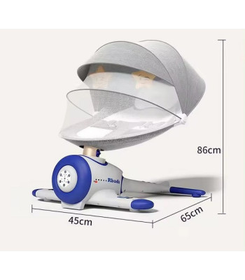Aeroplane Electric Baby Swing Chair with Bluetooth, Remote Control & Music | Newborn Rocking Swing