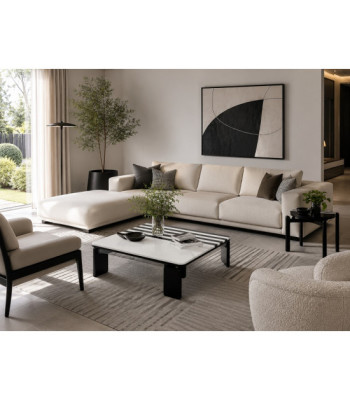 Napoli Modern Veneered Wood Coffee Table Set
