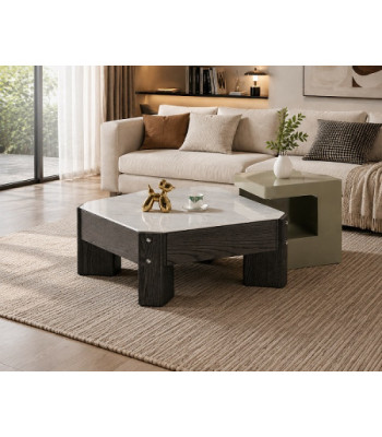 Salerno E-Marble Coffee Table Set | Modern Luxury Coffee & Side Table Set | South Africa