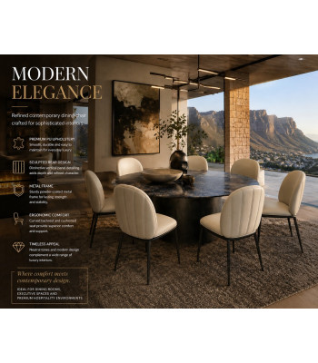 Tivoli Luxury Upholstered Dining Chair | Premium PU Leather Dining Chair | Modern Dining Furniture South Africa Tivoli Luxury Upholstered Dining Chair | Premium PU Leather Dining Chair | Modern Dining Furniture South Africa