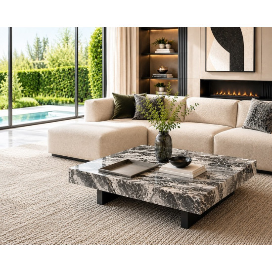 Toscana Luxury Coffee Table | Premium Stone-Look Coffee Table South Africa