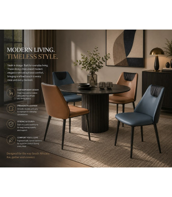Verona Contemporary Upholstered Dining Chair | Luxury Dining Chair