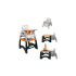 2-in-1 Adjustable Baby Feeding High Chair