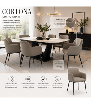 Cortona Luxury Microfibre Dining Chair with Steel Legs | Modern Dining Chair South Africa Cortona Luxury Microfibre Dining Chair with Steel Legs | Modern Dining Chair South Africa