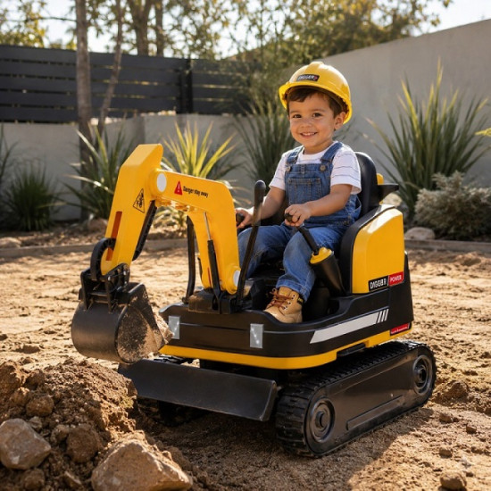 DLS-X7 Kids Ride-On Excavator | 12V Electric Ride-On Digger with Remote Control | South Africa DLS-X7 Kids Ride-On Excavator | 12V Electric Ride-On Digger with Remote Control | South Africa